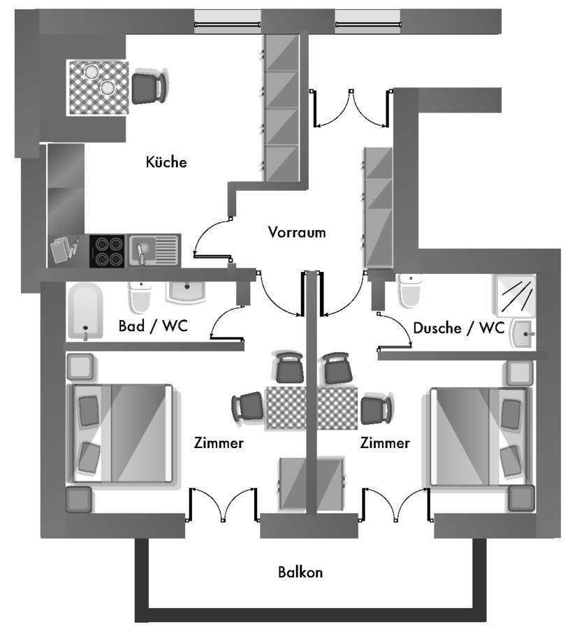 Appartement Kristall 陶普利茨 外观 照片